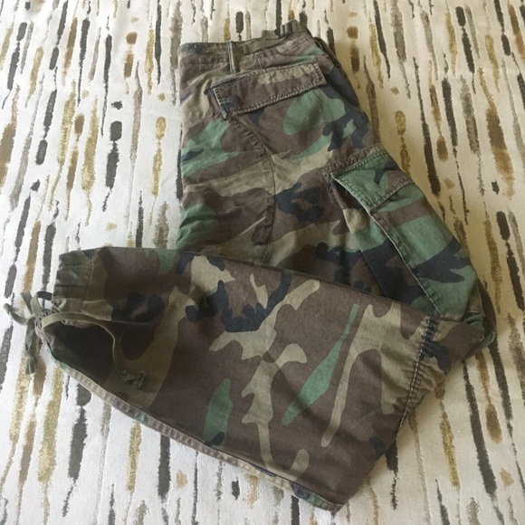 rrl camo cargo pants